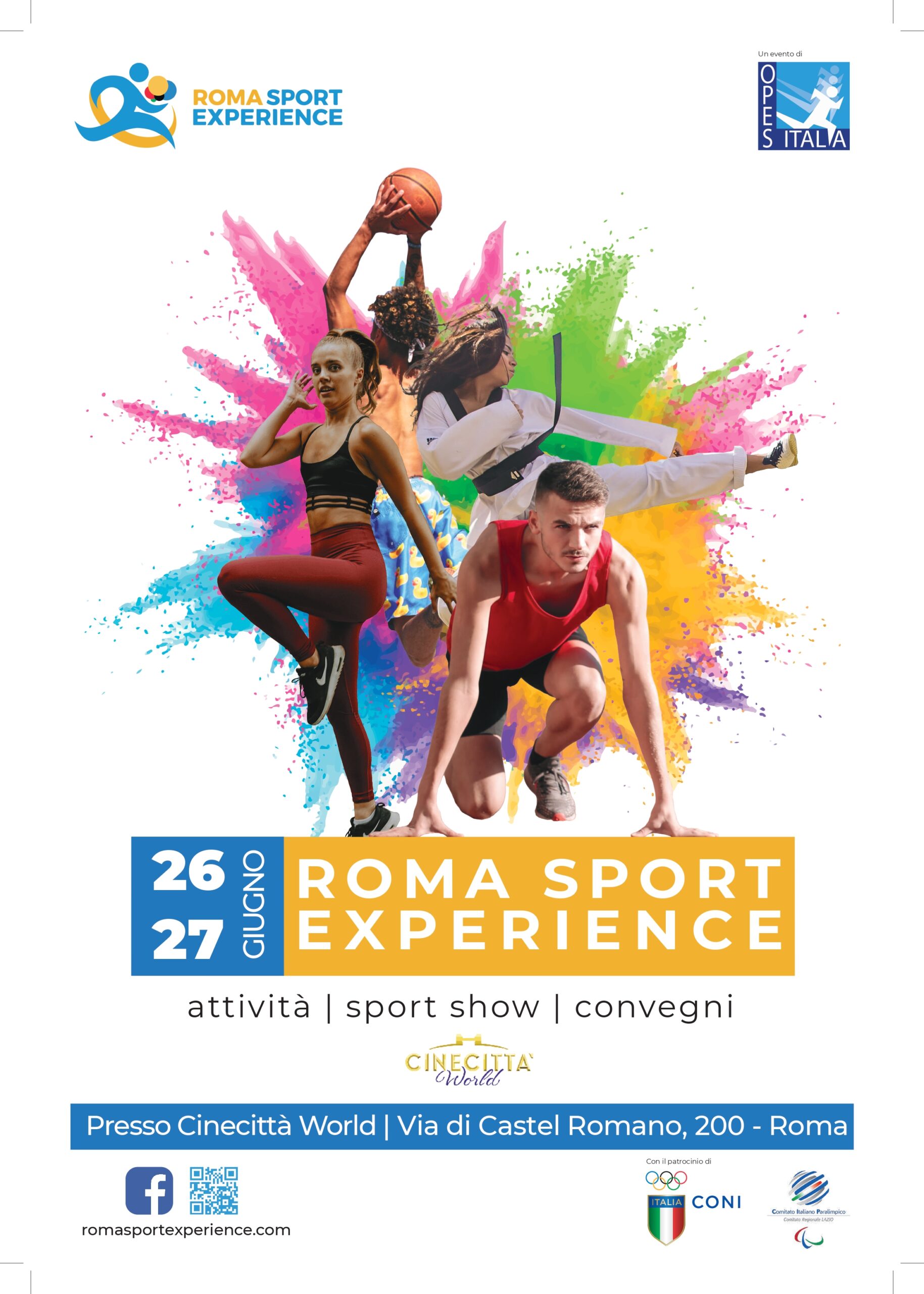 Svelata la nuova veste grafica della IV edizione di Roma Sport Experience